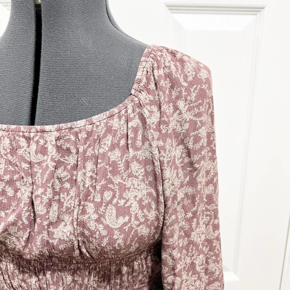 Final Touch Floral Peasant Top Large - Picture 2 of 9